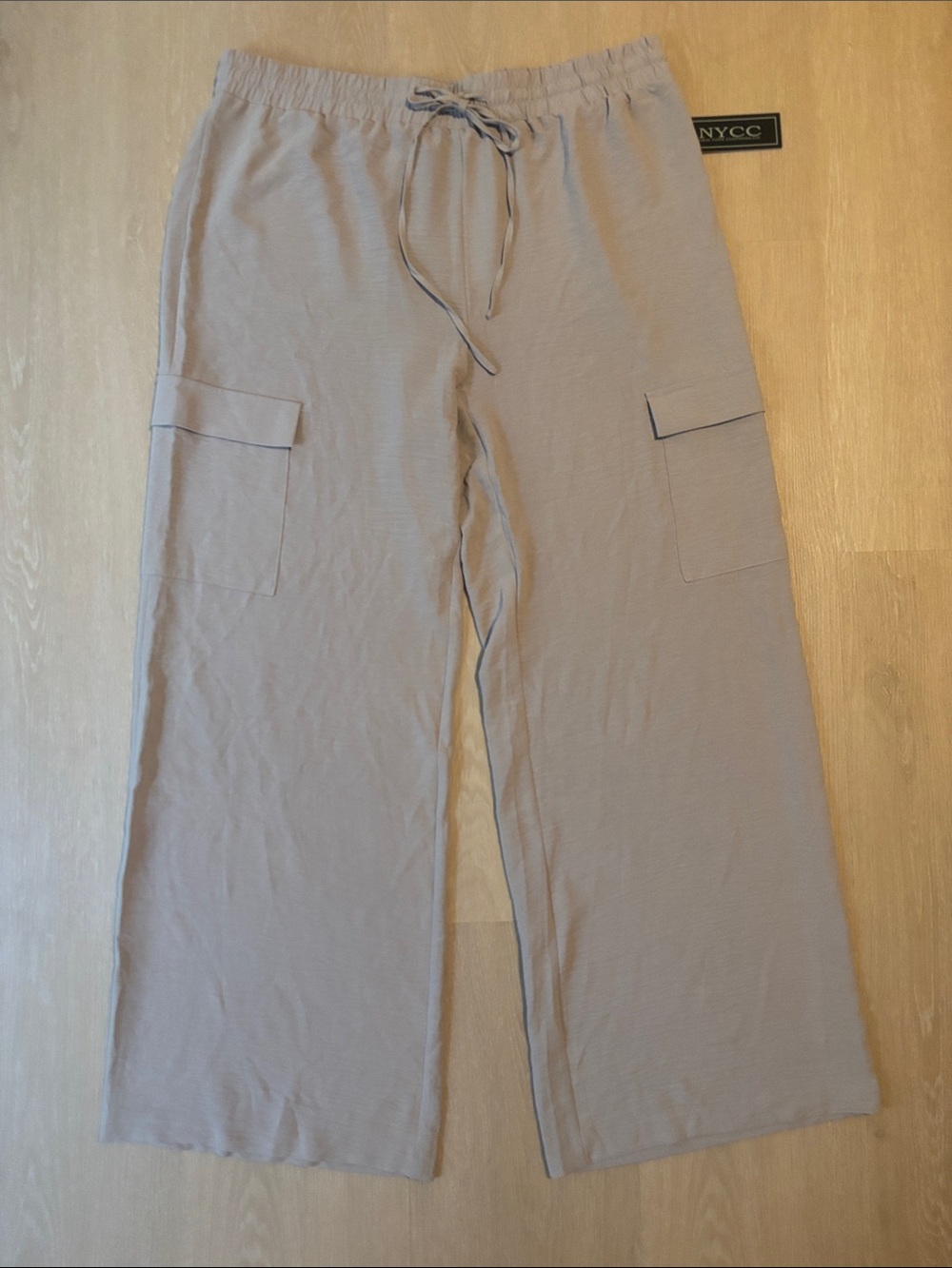 NWT NYCC Wide Leg Cargo Pocket Pants size XL